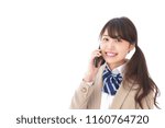 Student making call