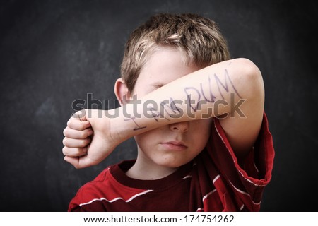 Student with poor self esteem