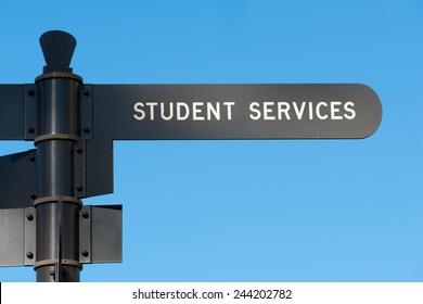 Student Services Sign At San Diego State University