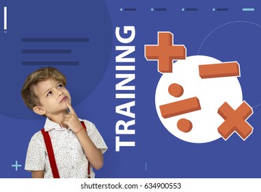Student solving mathematics solution lessons