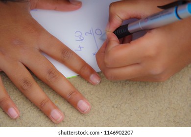 Student studying maths subject 