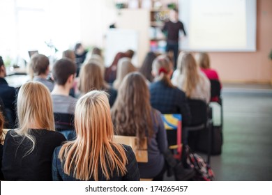 Students in class  - Shutterstock ID 174265457