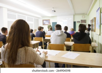 Students in class - Shutterstock ID 264904598