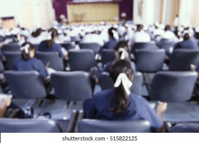 Students are meeting, blurring the background. - Shutterstock ID 515822125