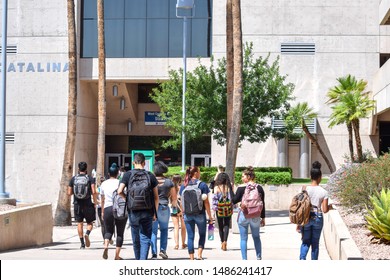 Students At Pima Community College West Campus Are Back To School In Tucson, Arizona On August 27, 2018