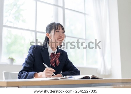 Students taking cram school classes