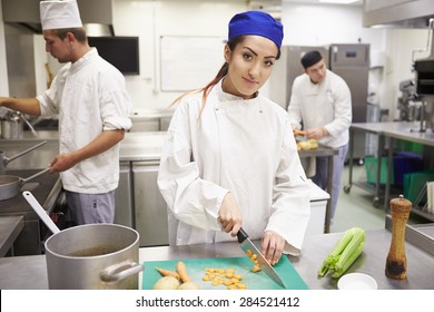 Students Training To Work In Catering Industry