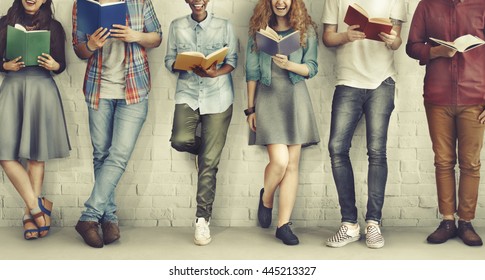 Students Youth Adult Reading Education Knowledge Concept