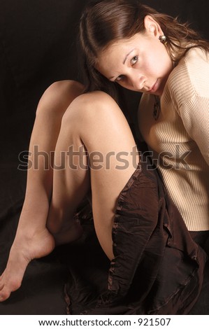 Similar – Image, Stock Photo Dreaming Girl Beautiful