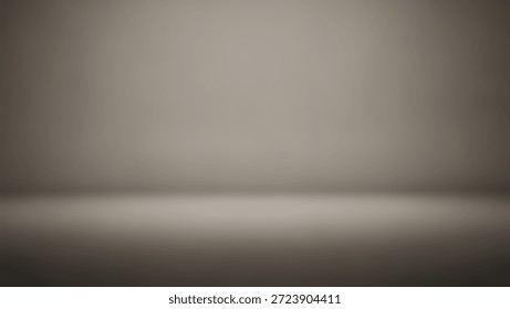Studio Backdrop Warm Beige Gradient for Product Displays with Texture, and Space.