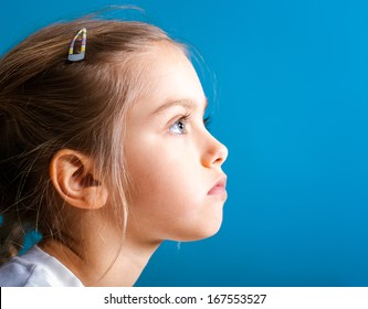 little girl face profile