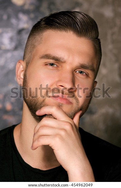Studio Fashion Portrait Young Man Handsome Stock Image Download Now