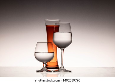 studio of galss water composition