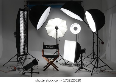 Studio Lighting Flash Light Photography With Various Modifier 