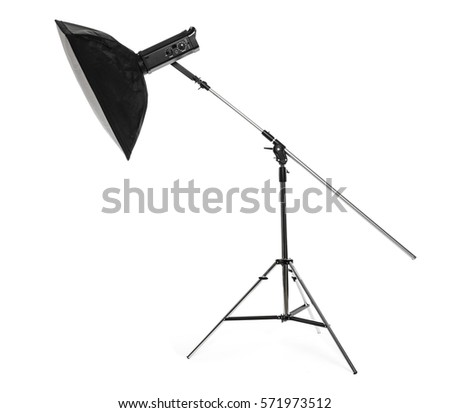 Studio lighting isolated on white
