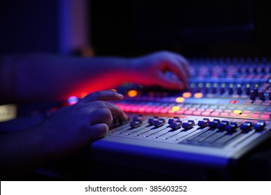 Studio Music Mixing Board