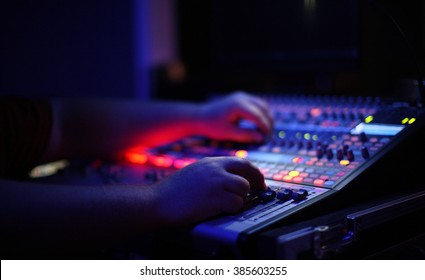 Studio Music Mixing Board