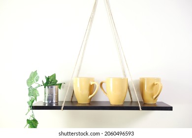 A Studio Photo Of A Floating Shelf