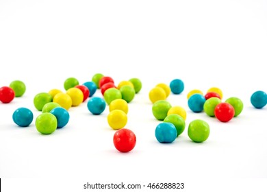A Studio Photo Of A Gum Ball Candy