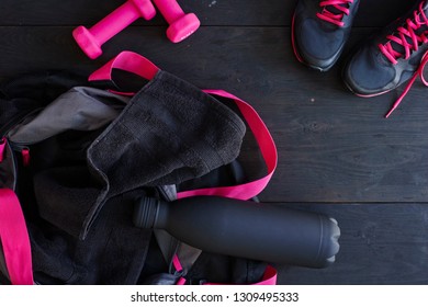 A Studio Photo Of A Gym Bag
