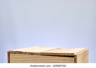 A studio photo of a old wooden box - Shutterstock ID 429009760
