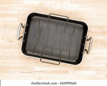 A Studio Photo Of A Roasting Pan