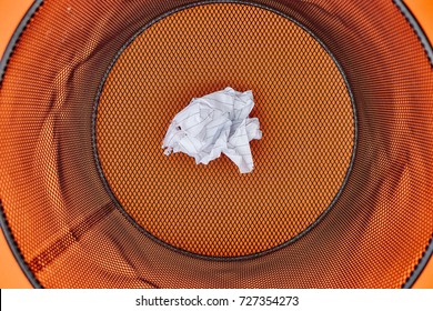 A Studio Photo Of A Trash Can