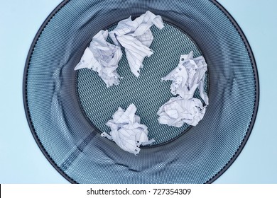 A Studio Photo Of A Trash Can