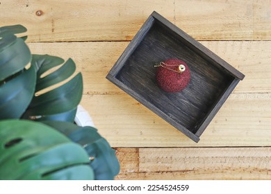 A studio photo of a wooden box - Shutterstock ID 2254524559