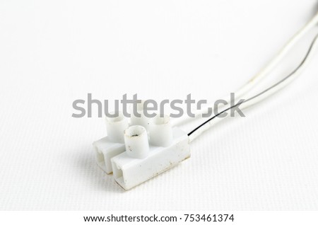 telephone stab in terminal strip Telephone stab in terminal strip