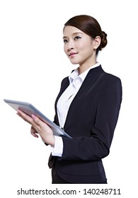 Studio Portrait Of An Asian Business Executive