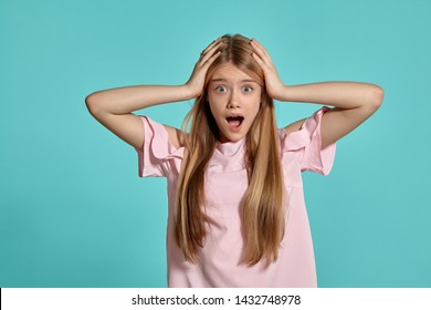 Blue Hair Pink Background Images Stock Photos Vectors