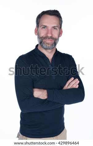 Similar – Portrait of a casual guy