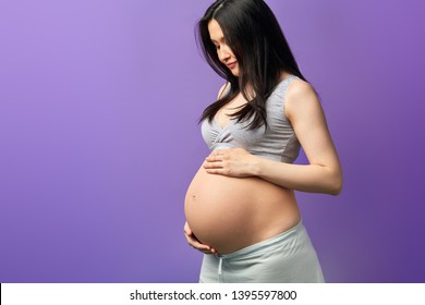 Naked Pregnant Asian