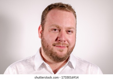 Studio Portrait White Man White Dress Stock Photo 1733016914 | Shutterstock