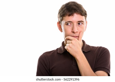 Sexy Man Finger On Lips Keeping Stock Photo (Edit Now) 110643656