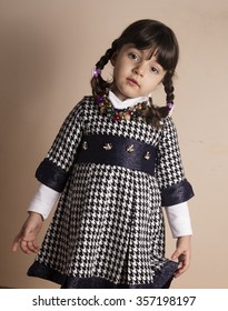 Studio Shot Of Small Iraqi Girl