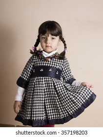 Studio Shot Of Small Iraqi Girl