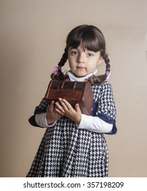 Studio Shot Of Small Iraqi Girl