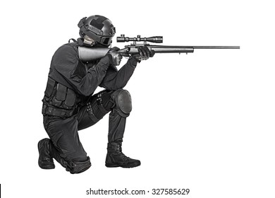 Swat Sniper High Res Stock Images Shutterstock