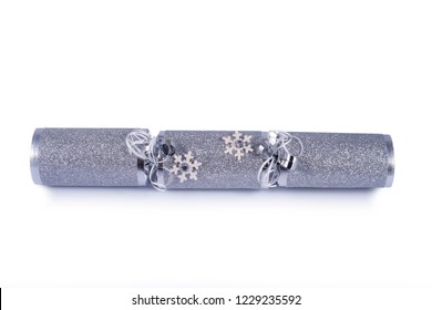 A Studio Shot Of A Traditional Christmas Cracker.