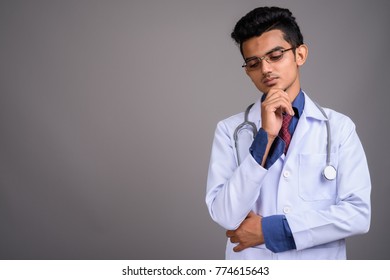 Studio Shot Young Indian Man Doctor Stock Photo 774615643 | Shutterstock