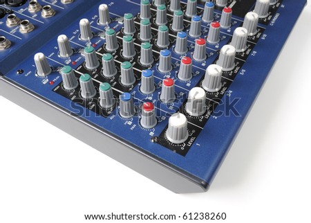 A studio soundboard