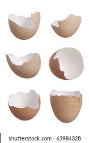 Study of six broken egg shells
