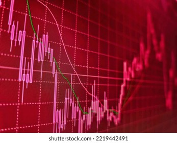 Study The Stock Market Data On The Screen. Stock Market Data Information. Stock Market Number Display On The Screen. New Technologies For Business. Digital Tablet Showing Charts