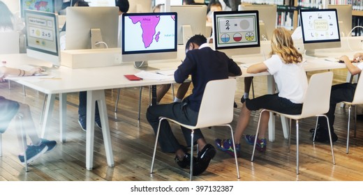 Study Studying Learn Learning Classroom Internet Concept - Shutterstock ID 397132387