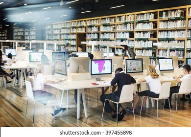 Study Studying Learn Learning Classroom Internet Concept - Shutterstock ID 397455898