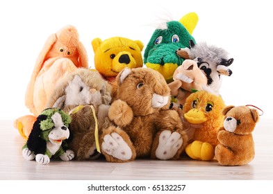 fluffy toy animals