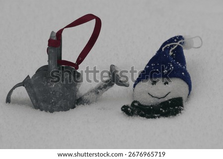Stuffed Animals in the Snow Plan a Mild Rebellion at Noon