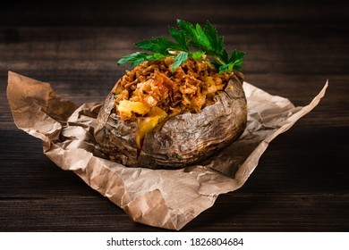 Stuffed Baked Potato, Baked Potatoes With Filling